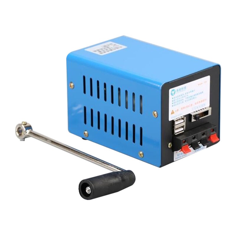Home store Générateur à manivelle générateur portable d'urgence pour l'extérieur chargeur usb de téléphone portable et d'ordinateur