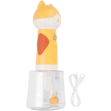 Générateur Automatique de Mousse pour Chats et Chiens avec Batterie 1200mAh, Douche Électrique pour Shampoing