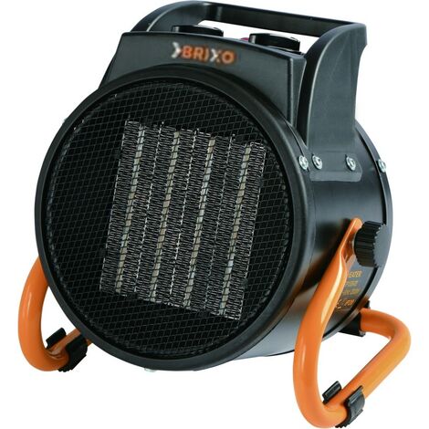 Générateur d'air chaud 2000W BRIXO Chauffage Céramique 3 puissances de chauffe