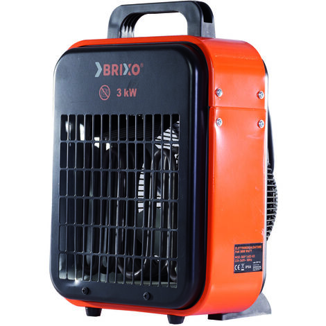 GÉNÉRATEUR D'AIR CHAUD BRIXO VENTILATEUR 3000W - L27xP25xH40 CM