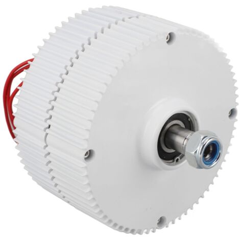 Générateur d'alternateur synchrone à aimant permanent, 24V, 3 phases, AC, double Axes, pour éoliennes, 400W