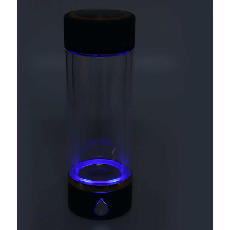 Générateur de bouteille d'eau à hydrogène, usb, Machine portative de fabrication d'eau à hydrogène, 380ml, bleu