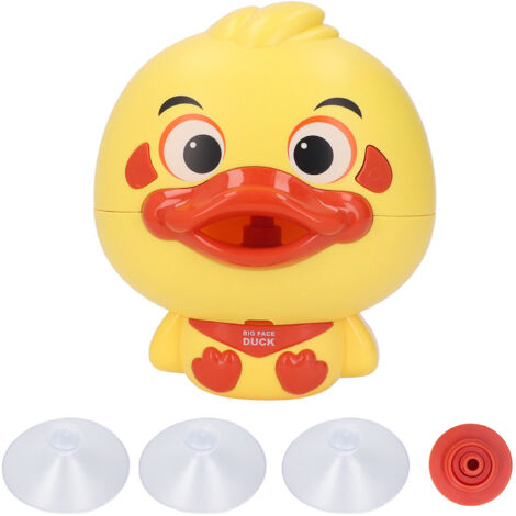 Générateur de Bulles Électronique en Forme de Canard, Jouet de Bain Musical pour Enfants avec Effets Lumineux