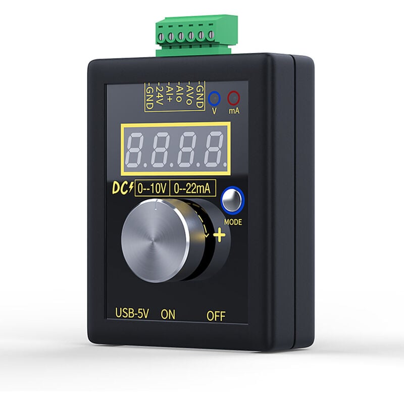 Générateur de courant de petite tension portatif SG-002 dc 0-10V 0-22mA Producteur de signal de tension de courant