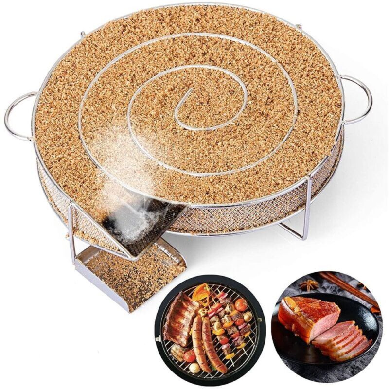 Générateur de fumée froide - complet avec brosse de nettoyage pour grille - pour fumer la viande et le poisson dans les fumoirs
