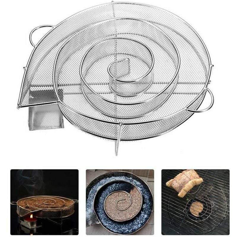 Sunflower - Tigrezy Générateur De Fumée Froide, en acier inoxydable Convient pour le fumage à froid dans les fumoirs, barbecues, fumeurs, grils, etc.