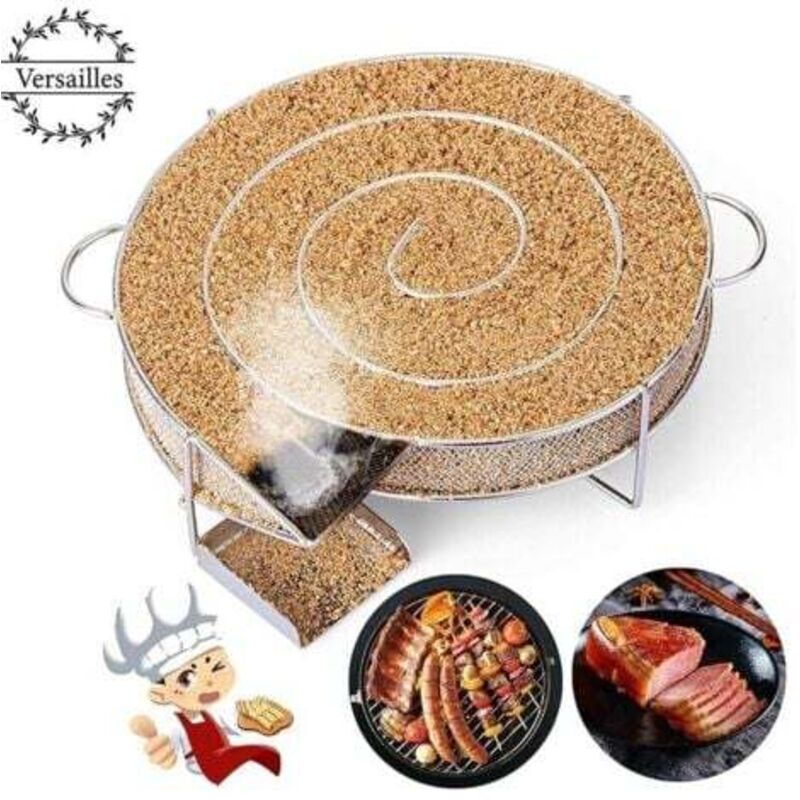 Générateur de Fumée Froide pour Fumoir Fumage Viande Poisson Grille Barbecue,