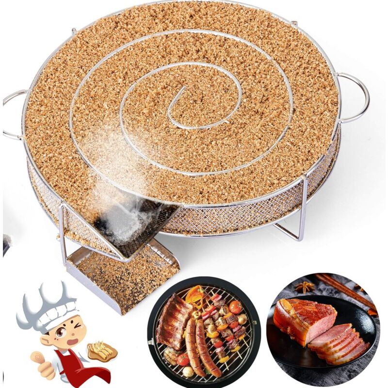 Sunxury - Générateur de Fumée Froide pour Fumoir Fumage Viande Poisson Nettoyage Grille Barbecue