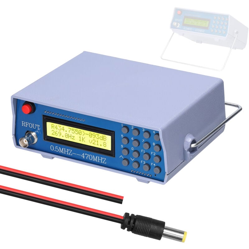 Lifcausal - Générateur de signal de radiofréquence 0,5 M-470 m Instrument de débogage pratique Testeur pour interphone de modulation de fréquence