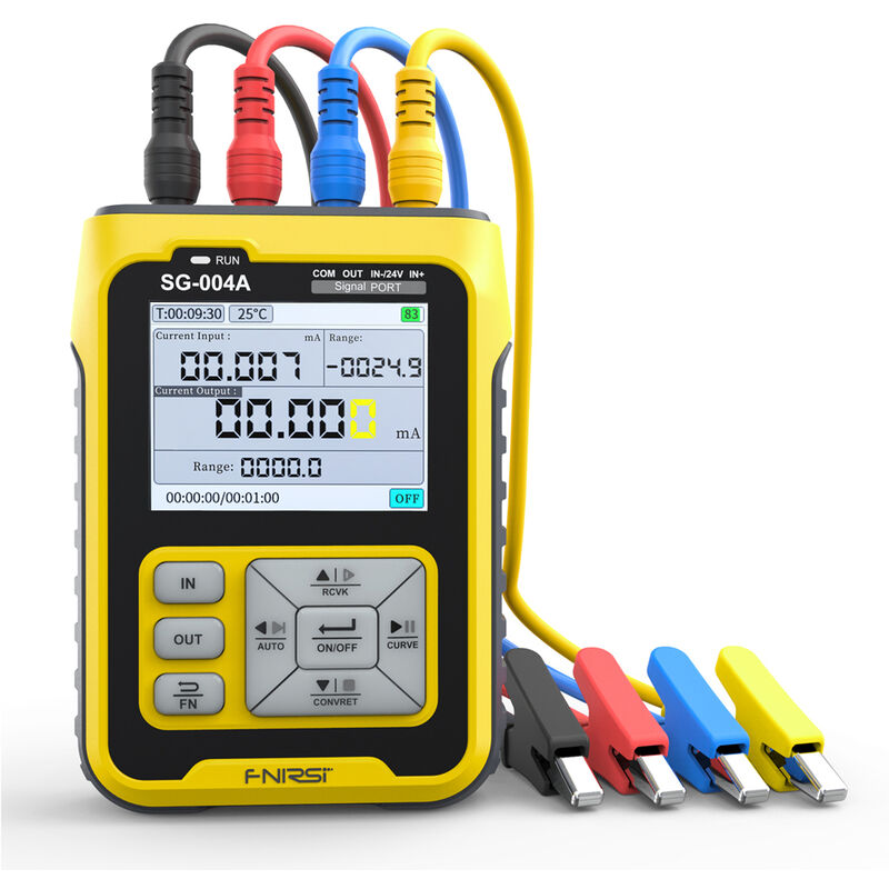 Decdeal - Générateur de signal multifonction portable 0-24 v 4-20 mA analogiques tension courant thermocouple résistance processus calibrateur écran