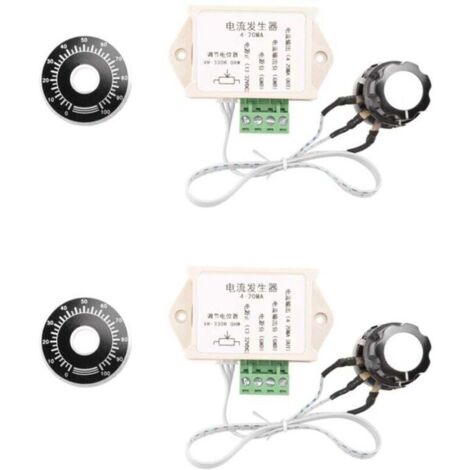 Générateur de signaux 2X 4-20MA, module de quantité analogique réglable en courant