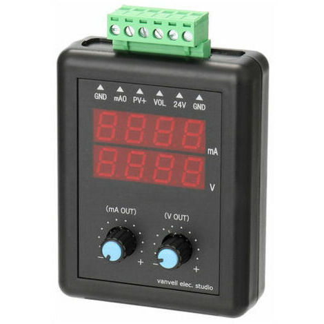 Générateur De Signaux 4-20Ma 0-10V, 24V Transmetteur De Courant Et De Tension, Source De Signal Et Courant Constant, Avec Affichage