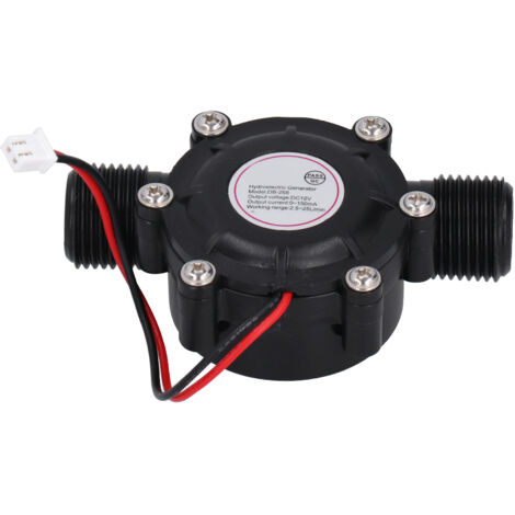 Générateur de Turbine à eau DB-268, Micro hydroélectrique, sans balais, filetage mâle G1/2 pouces, sortie DC 12V