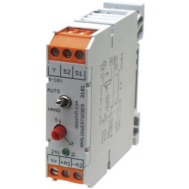 Générateur de valeur analogique coupure 30 v ac/dc - 2 a Appoldt AWG-0-10V 3101