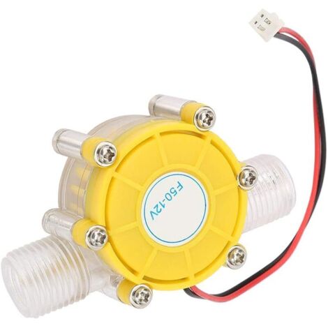 Générateur d'eau CC, Turbine Hydraulique Pompe à eau Micro Hydro-CC 12V Micro Hydraulique Générateur d'eau Générateur de Turbine à Eau (12V)