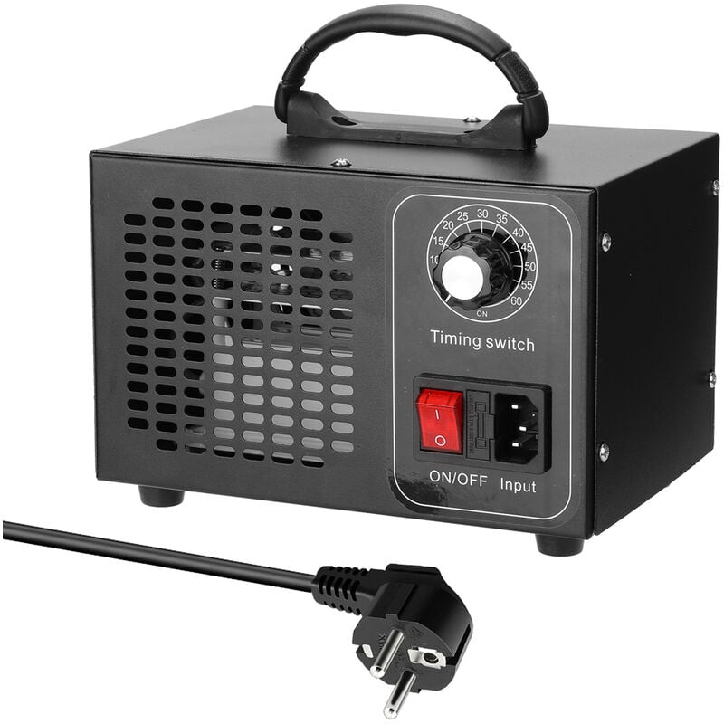 Générateur d'ozone, machine de désinfection à l'ozone, élimination des odeurs de formaldéhyde, purification de l'air avec minuterie 32 g/h,