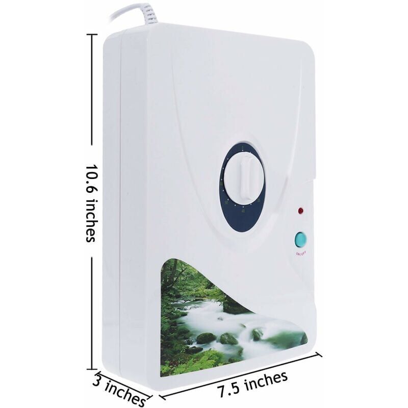 Générateur D'ozone Portable 600 Mg / h, Générateur D'ozone Polyvalent et Ozonateur D'huile D'eau et D'air Purificateur, Machine à Ozone