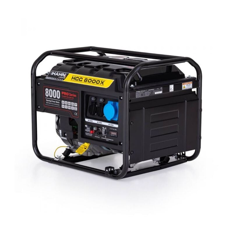Générateur électrique portable 6 kW avr pour chantiers, secours et ateliers - Hahn Sohn hgg 8000X