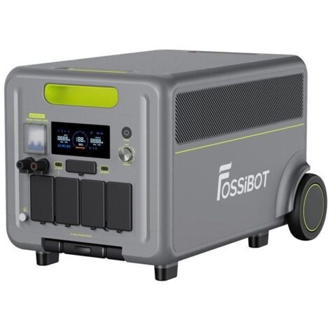 Générateur électrique portable - FOSSIBOT - F7200 - 5222Wh LiFePO4 - 7200W (9000W crête) - Recharge rapide
