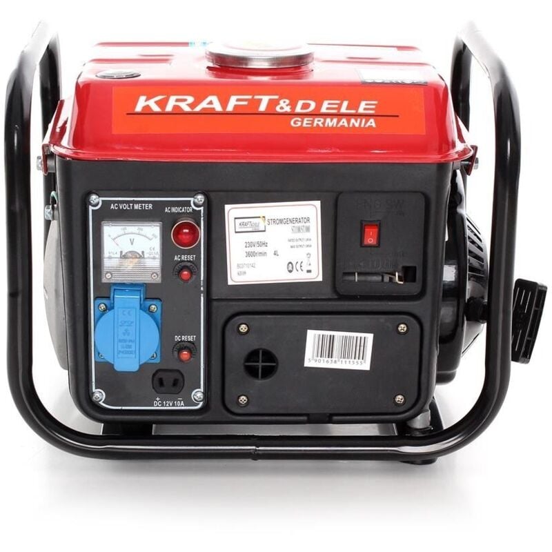 Jardibricodeco - Générateur Groupe éléctrogène 1200w 12/230v