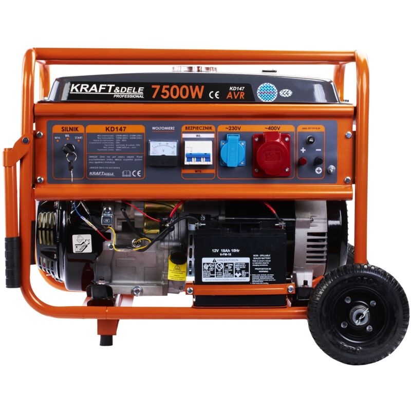 Jardibricodeco - Générateur Groupe électrogène 7500w 230/400v