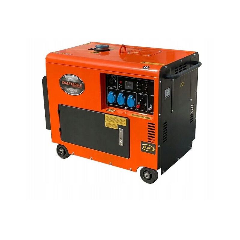 Jardibricodeco - Générateur Groupe éléctrogène Diesel 7000w 12/230v