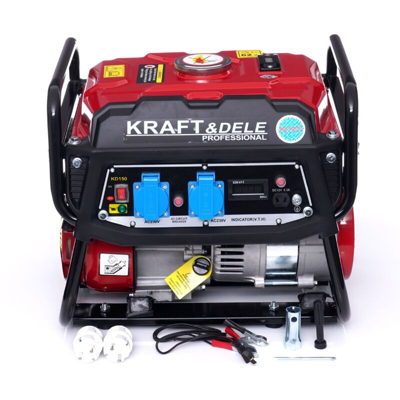 Jardibricodeco - Générateur Groupe électrogène Onduleur 1500w 12v/230v