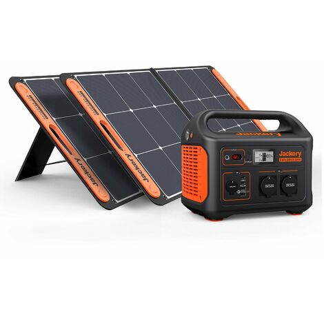 ECOFLOW Générateur solaire DELTA Pro 3.6KWh/3600W avec 2 x 400W panneau  solaire sur balcon, centrale électrique portable pour la maison, le camping  en