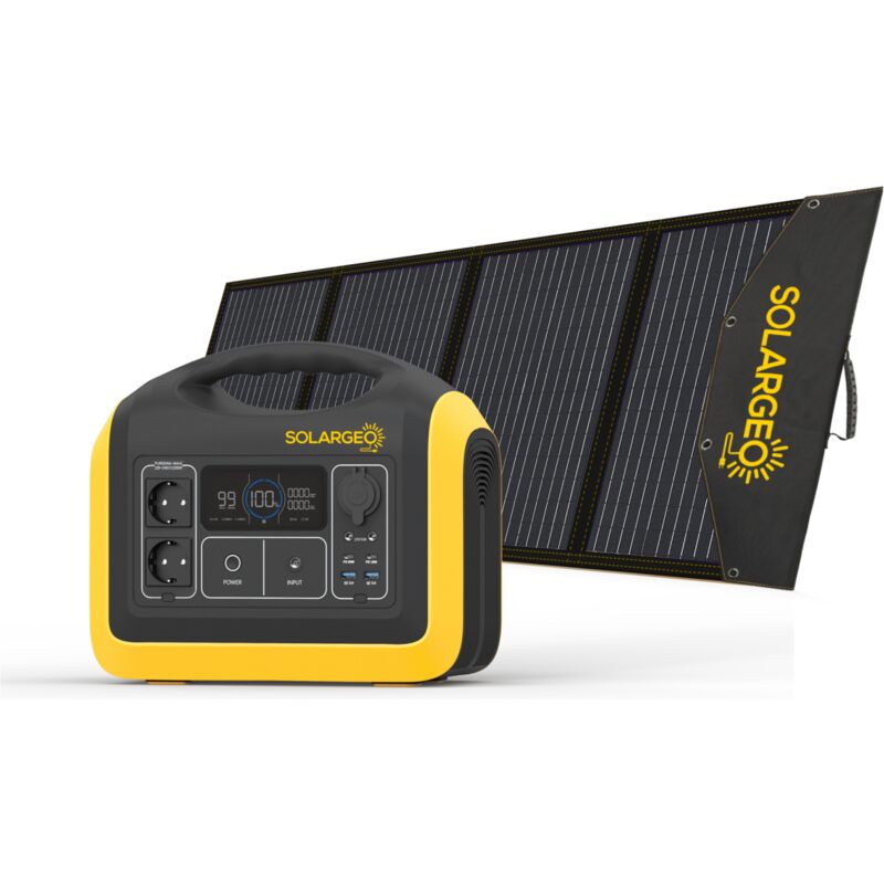 Vente-unique - Générateur solaire - Capacité 992 Wh - 1200 w - helioser