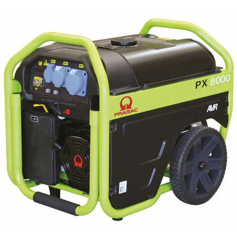 Generador gasolina motor pramac 420cc px8000 avr pramac                  116972