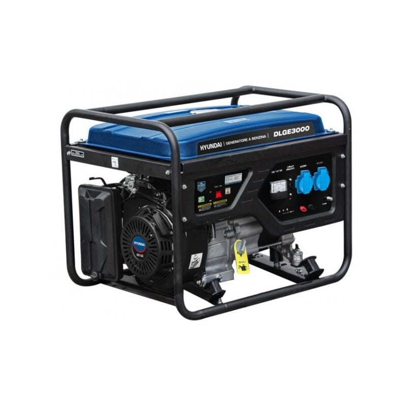 Image of Hyundai - generatore di corrente benzina 4 tempi monofase 2,8KW 7HP 212cc DLGE3000