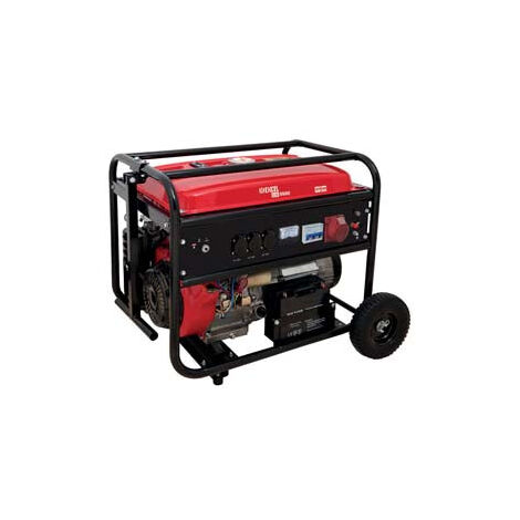 Generatore a Benzina da 5,5 kW (5500W) Mono-Trifase, Modello EXCEL GN5500, 6,9 kVA, AVR, Potenza 5500W, Ideale per Uso Domestico e Professionale