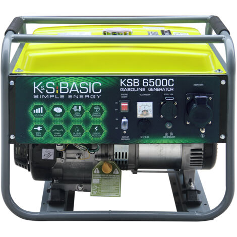 Generatore a benzina "K&S BASIC" 5500 W 15 cv KSB 6500C