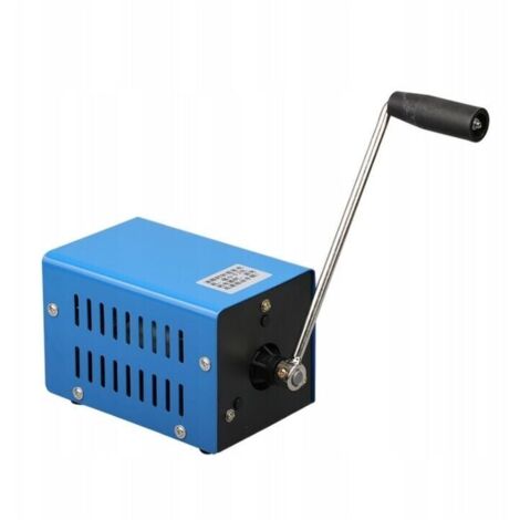 Generatore A Manovella Portatile USB | Leggero, In ABS E Metallo | Per Campeggio, Escursioni E Emergenze