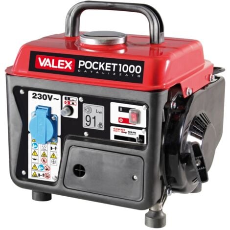 generatore di corrente a benzina catalizzato valex "pocket 1000" 2t 63 cc
