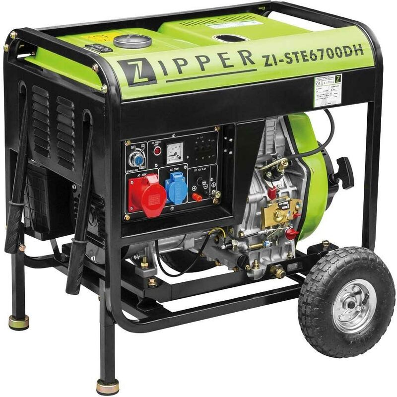 Image of Zipper - Generatore di corrente diesel 5000w zi-ste6700dh