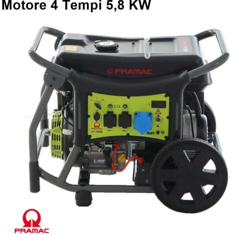 GENERATORE DI CORRENTE GRUPPO ELETTROGENO PORTATILE WX6200ES MONOFASE PRAMAC