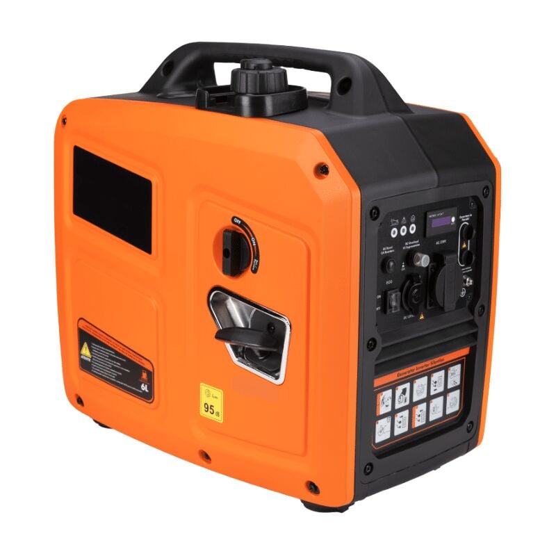 Image of FAR - Generatore di corrente inverter silenziato silenzioso 2.8 Kw 2800 w portatile motore benzina 4 tempi 902ev