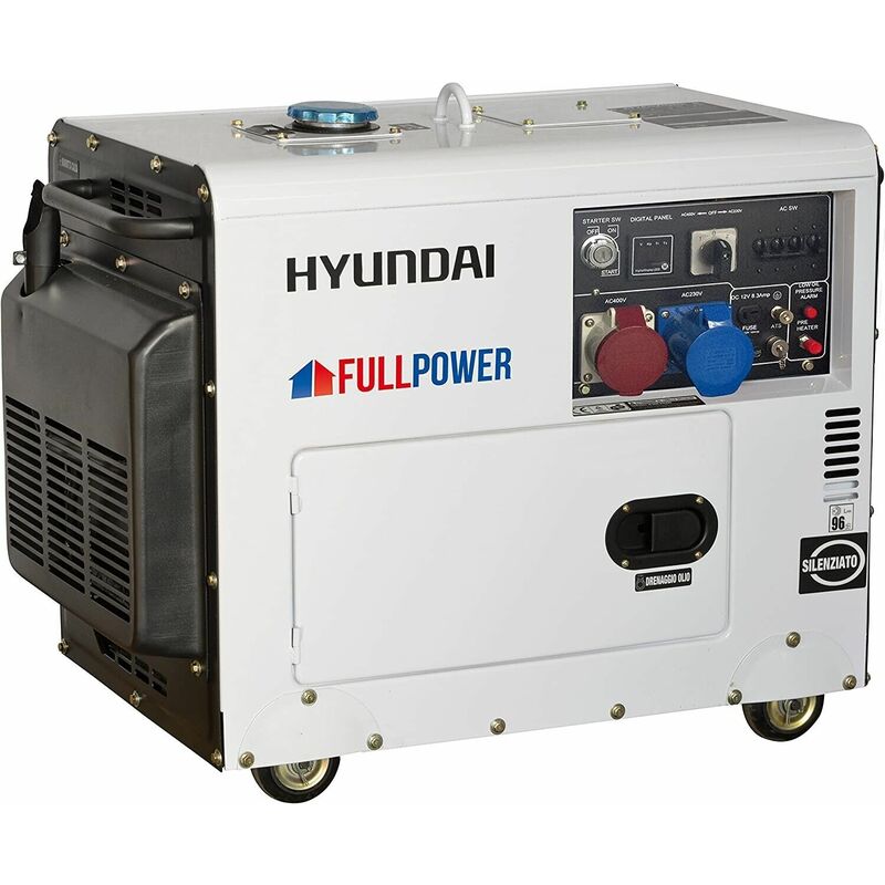 Image of Generatore di corrente Monofase e Trifase Full Power Hyundai DHY8500SE-T 65230 6 Kw