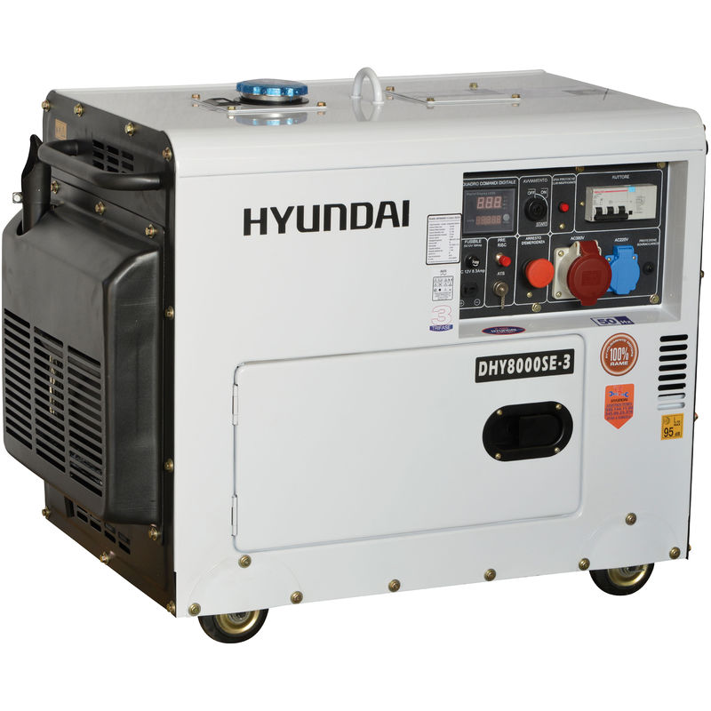 Generatore di corrente silenziato hyundai 65234 for Generatore di corrente con avviamento automatico