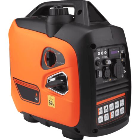 Generatore di corrente silenziato silenzioso 2.0 Kw 2000 W portatile motore benzina 4 tempi 901ev