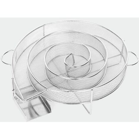 Generatore di fumo freddo per affumicatore di carne di pesce ， griglia per barbecue 25184 cm argento