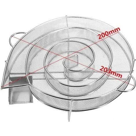 Generatore di fumo freddo rotondo in acciaio inossidabile BBQ Grill Smoker Smoker Tool FUIENKO