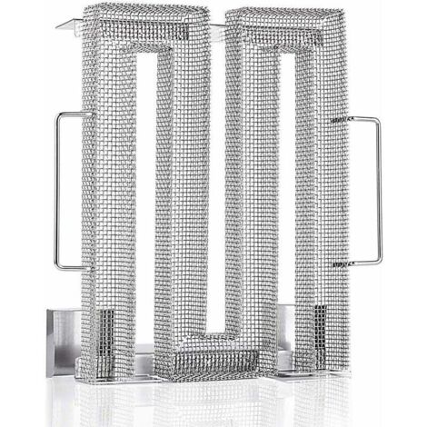 Generatore di fumo Generatore di fumo freddo in acciaio inossidabile Generatore di fumo freddo professionale Fino a 20 ore di fumo per grill, affumicatore, grill, affumicatore e affumicatore Accessori