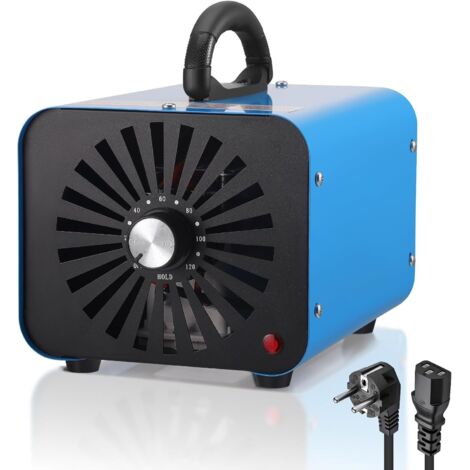 Generatore di ozono da 60000 Mg/H, timer da 120 minuti, dispositivo di ozono, purificazione dell'aria ed eliminazione degli odori, purificatore d'aria di ozono, generatore di ozono per auto, ufficio, 