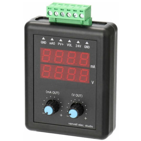 Generatore di segnale 4-20mA 0-10V, 24V, trasmettitore di corrente e tensione, sorgente di corrente e segnale costante, con display
