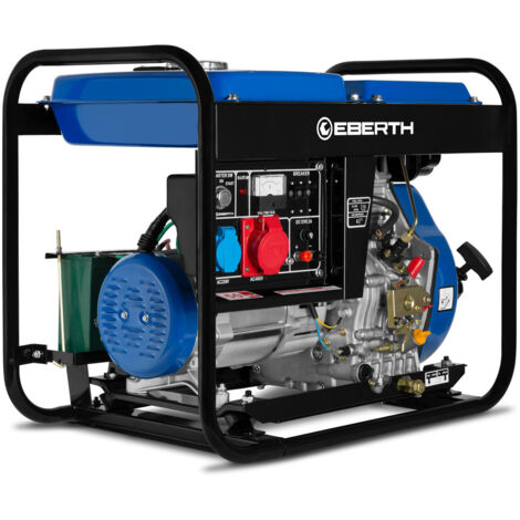 Generatore diesel 5000W 10hp 4T trifase, 400V/230V/12V, avviamento – EBERTH