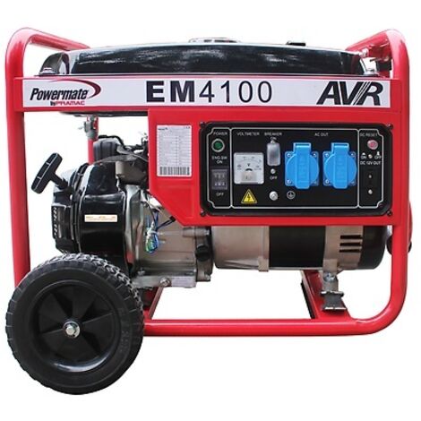 GENERATORE 'EM 4100' 3500 watt (212 cc)