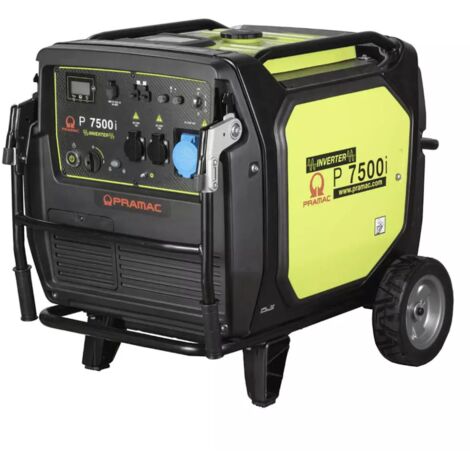 Generatore Inverter Pramac P7500i 7 kW 230 V Avviamento Elettrico carrellato