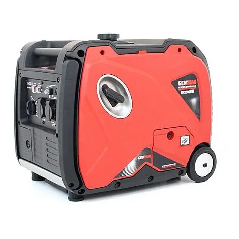 Generatore monofase Genmac GR3500EiN tipo inverter 3.5kW max carrello integrato